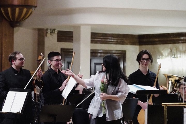 Ильяс Камал, Ильяс Фархуллин, Миляуша Хайруллина, Айдар Абдрахимов.. Фото: предоставлено пресс-службой ГАСО РТ