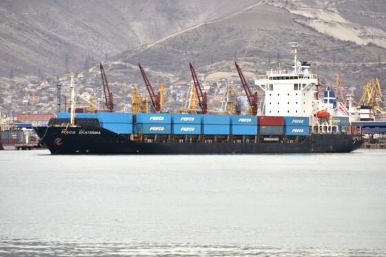     Контейнеровоз FESCO Ekaterina / Фото: TГ Fesco