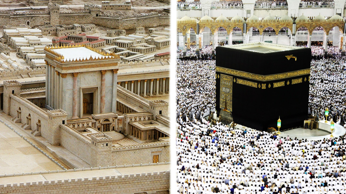 Реконструкция Иерусалимского храма и Кааба