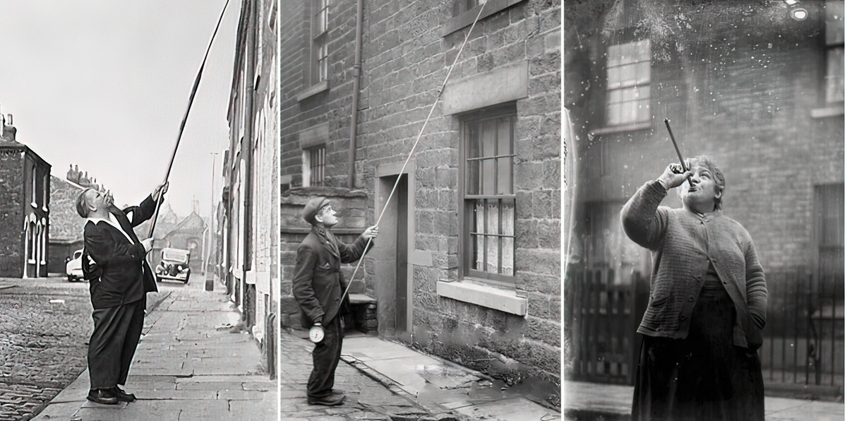 Человек будильник за работой