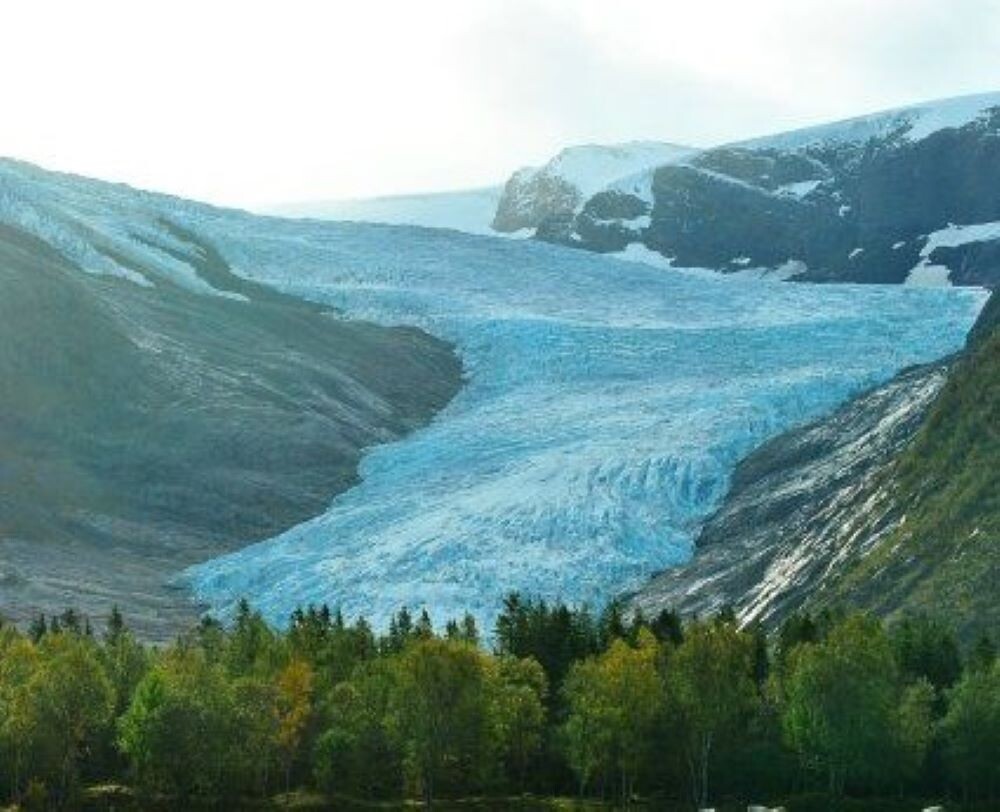 Горный ледник