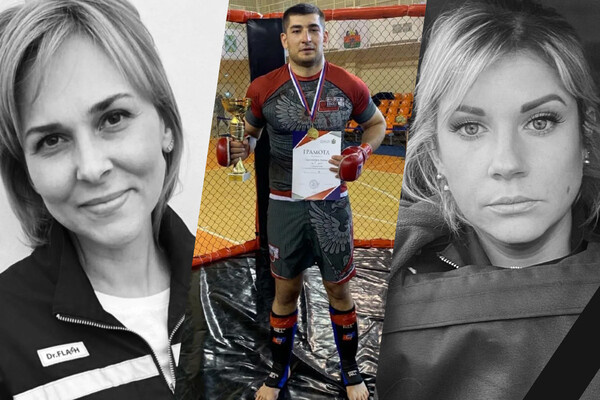 Рамазан Гаджимурадов и погибшие фельдшеры (коллаж) / Алексей Жиров/VK