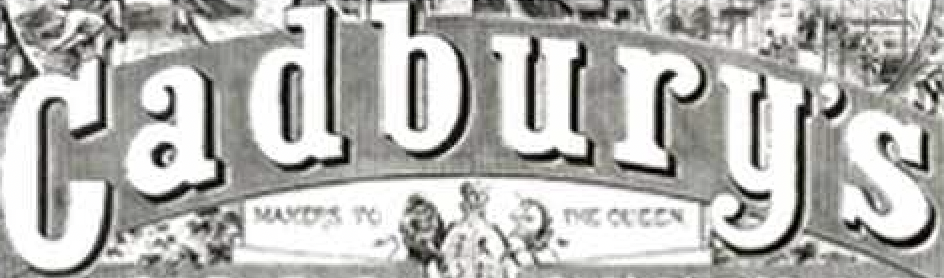 Самый первый логотип компании Cadbury. 1824-1866