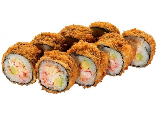 Роллы темпура — это популярное блюдо японской кухни, состоящее из морепродуктов или овощей, обжаренных в специальном кляре до золотистой корочки. 

Кляр — это смесь из специальной муки и яйца, а также сухарей для панировки и холодной воды. Обычно рис расположен снаружи, а нори внутри, чтобы кляр приклеивался. 

Состав темпурных роллов может варьироваться, включая в себя различные виды рыбы, морепродуктов, овощей и даже экзотические ингредиенты. 

Технология приготовления проста: нужно сделать ролл с любой начинкой, обмакнуть в кляр и обжарить на раскалённом масле несколько минут. 

В России для приготовления роллов в темпуре используется оливковое или подсолнечное масло, но в Японии применяют исключительно кунжутное или рисовое. 