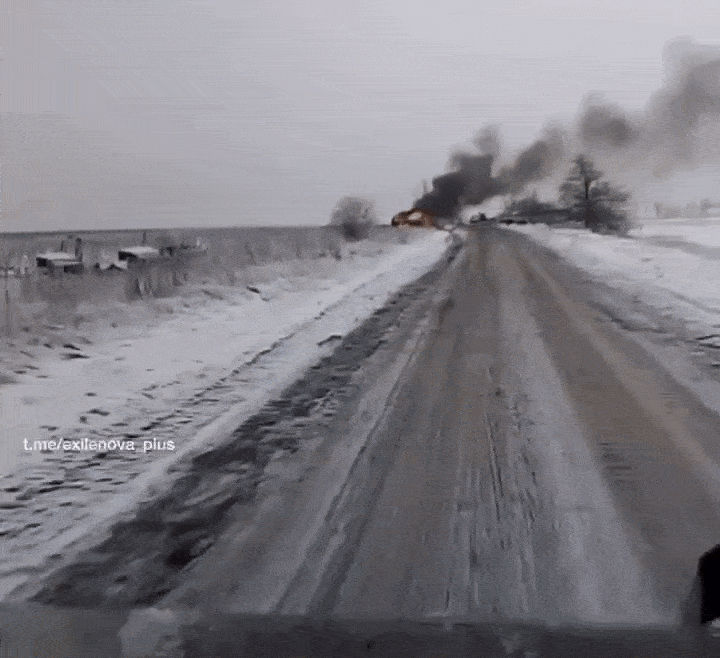 Одна из дорог на успешном для нас Покровском направлении. Источник: ТГ-канал "Военный Осведомитель".