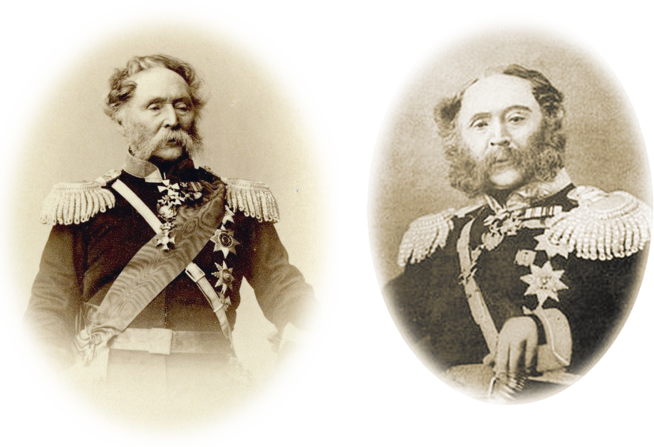 Два портрета Густава Христиановича Гасфорда. Источник: http://noosfera-center.ru/