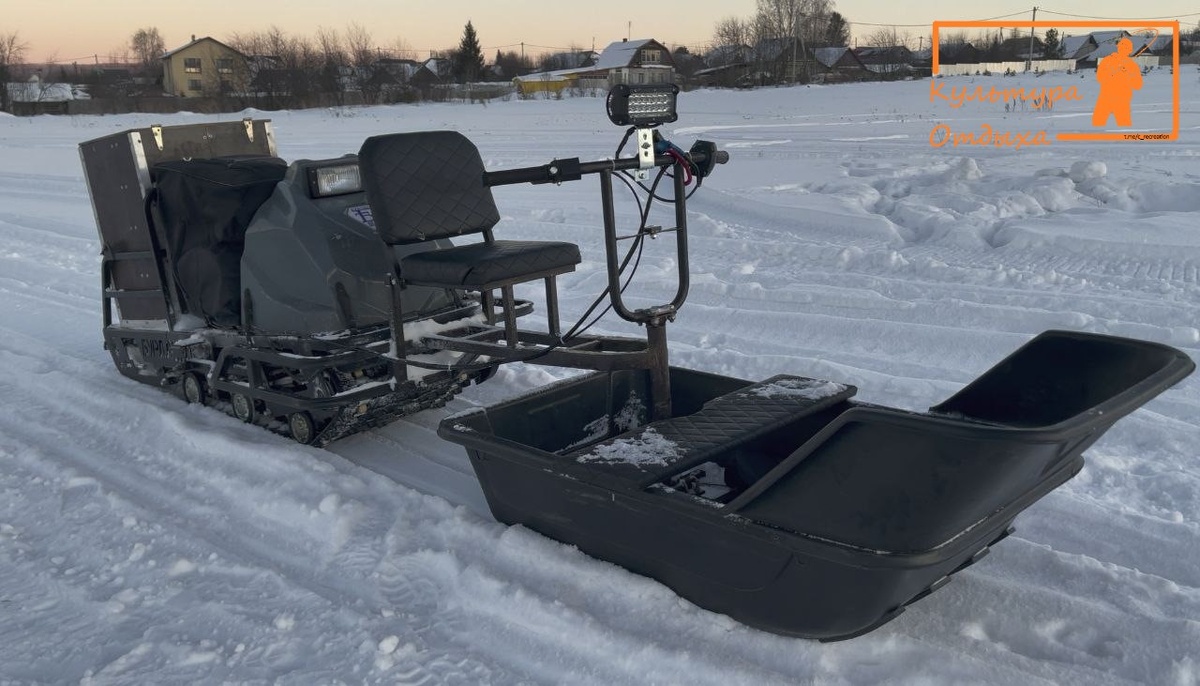 МотоБуксировщик Бурлак - М