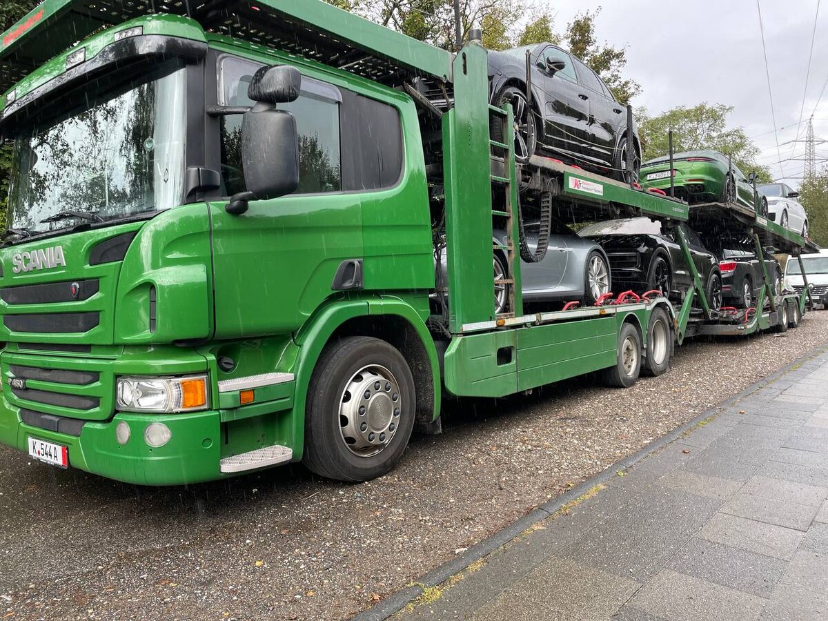 Пример автовоза из Германии
