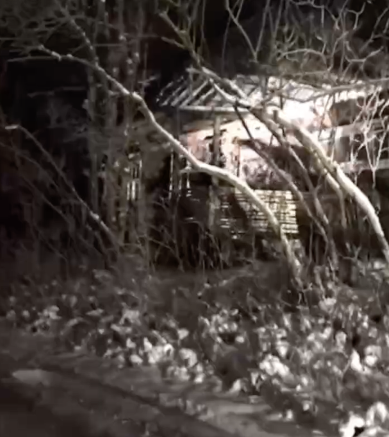    Тот самый дом, где таились террористы. Скриншот: t.me/DmitriySteshin/12747