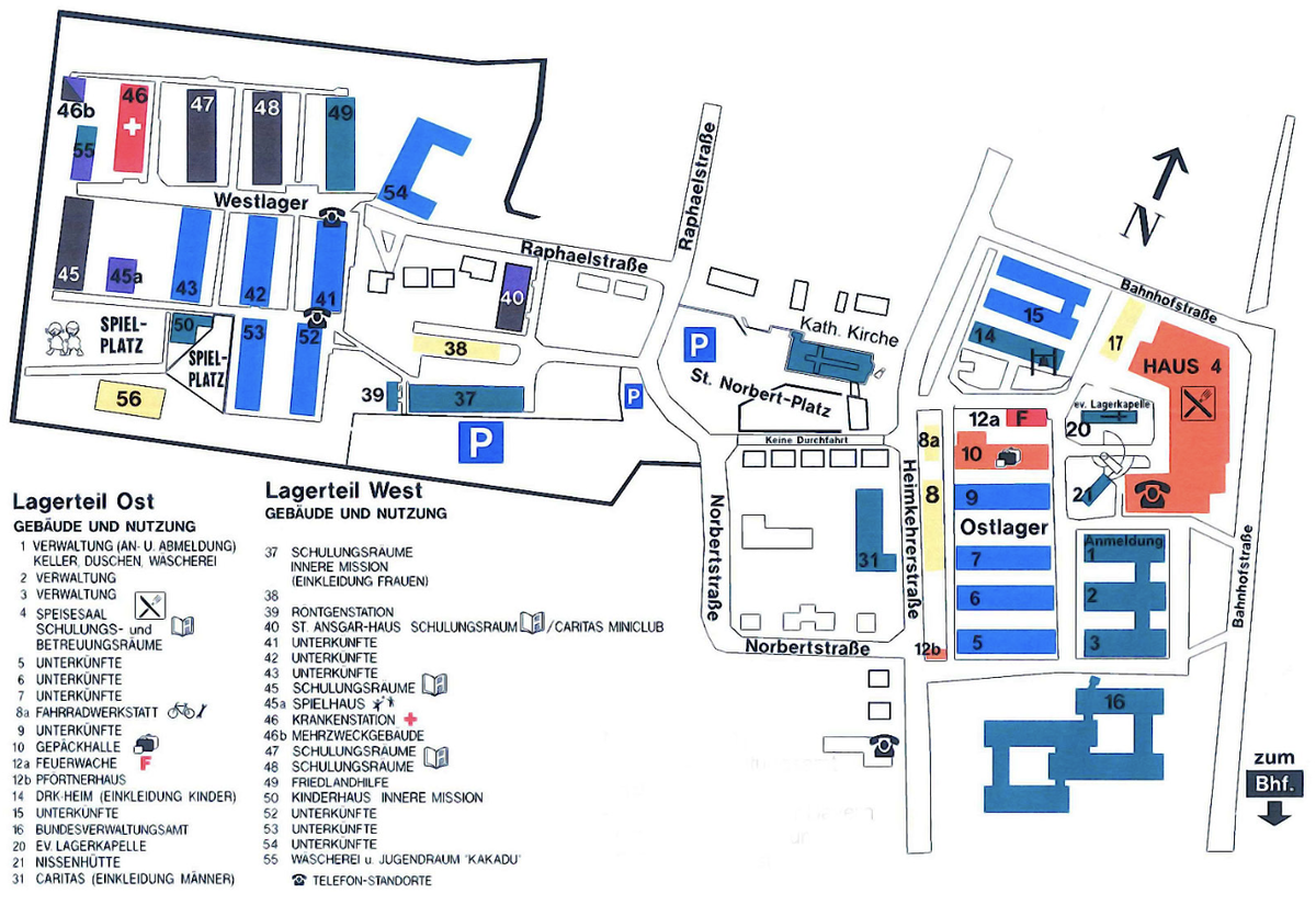 Территория лагеря Фридланд