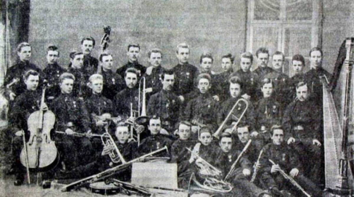 Один из первых составов Воронежского академического симфонического оркестра