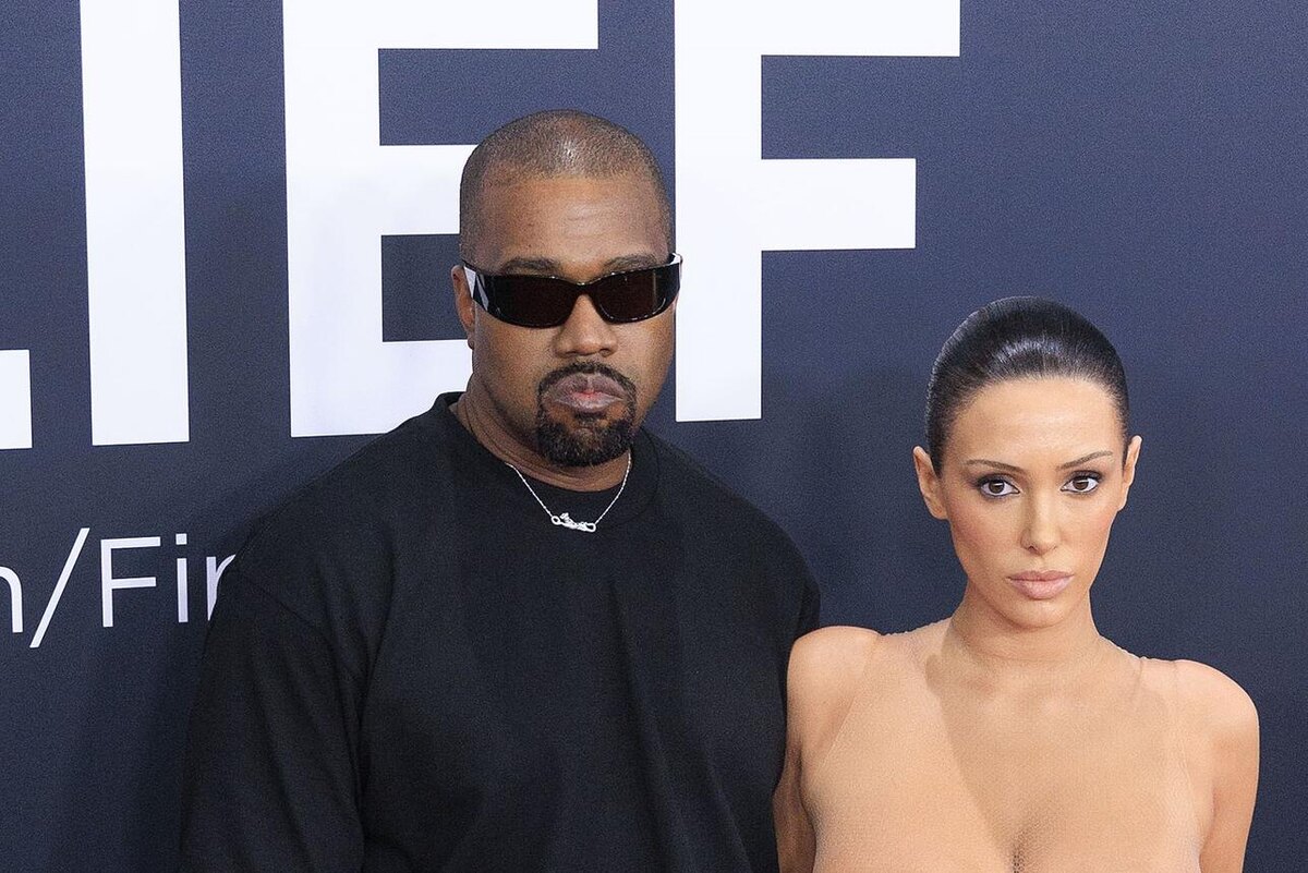    Канье Уэст с женой на "Грэмми" © Javier Rojas/globallookpress.com