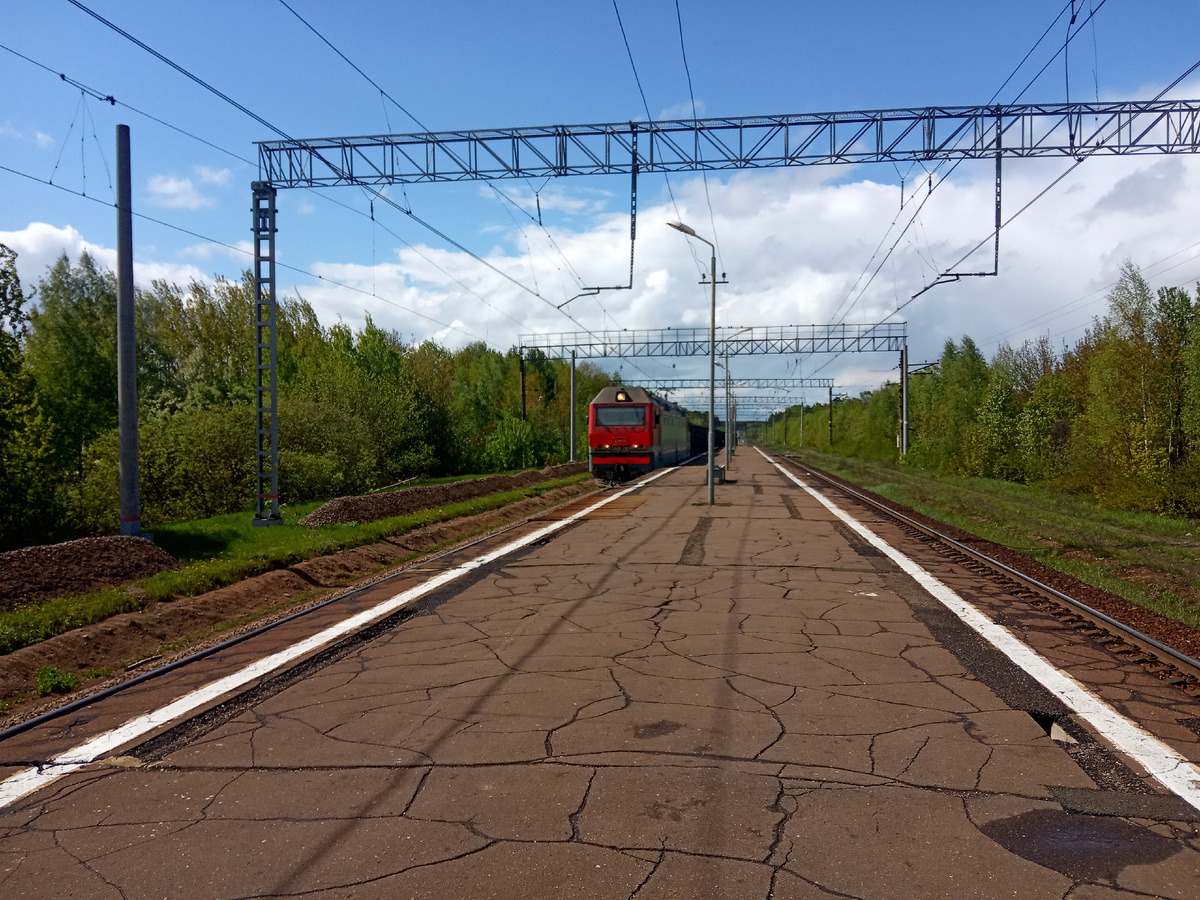И мне кое-что попалось. Например, грузовой под синаровским локомотивом! :)