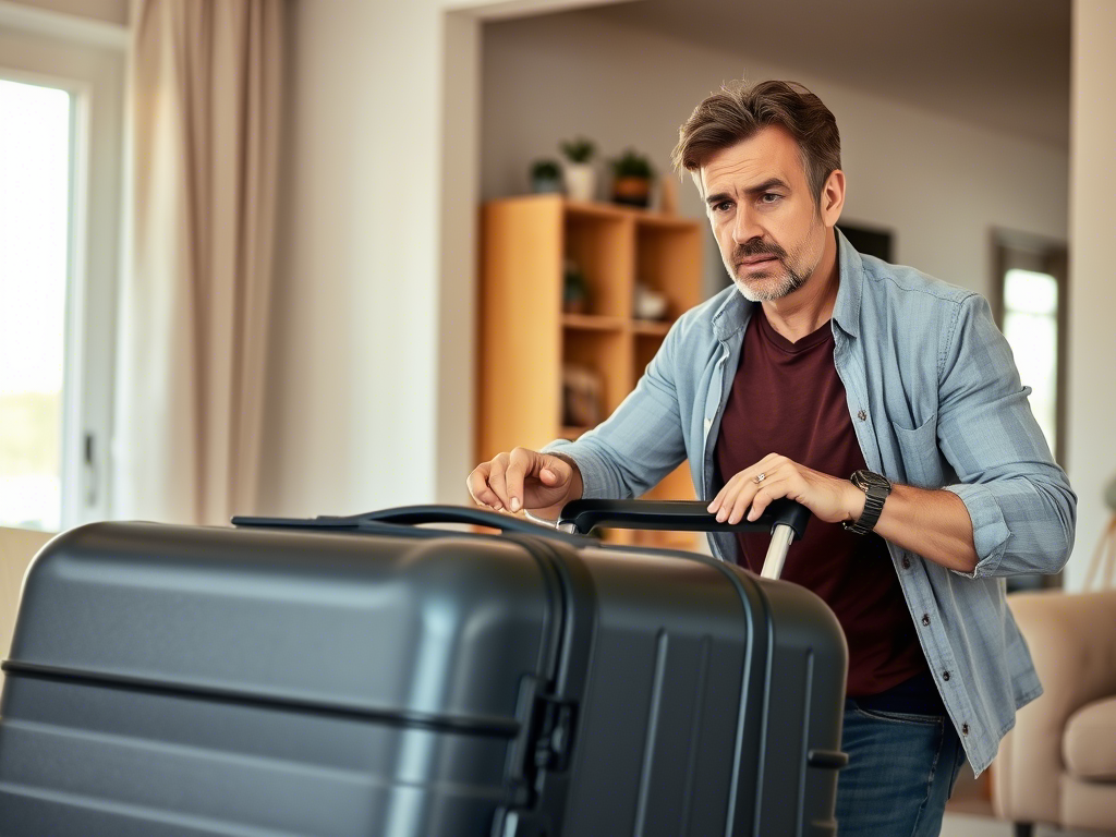 Купил большой чемодан, сказал, что буду с ним ходить в Шестёрочку