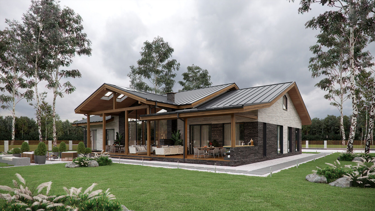 Каменный дом от компании ZAMES.