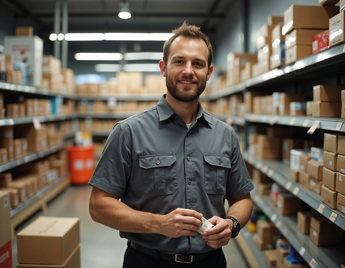 Мерчендайзер в строительном магазине