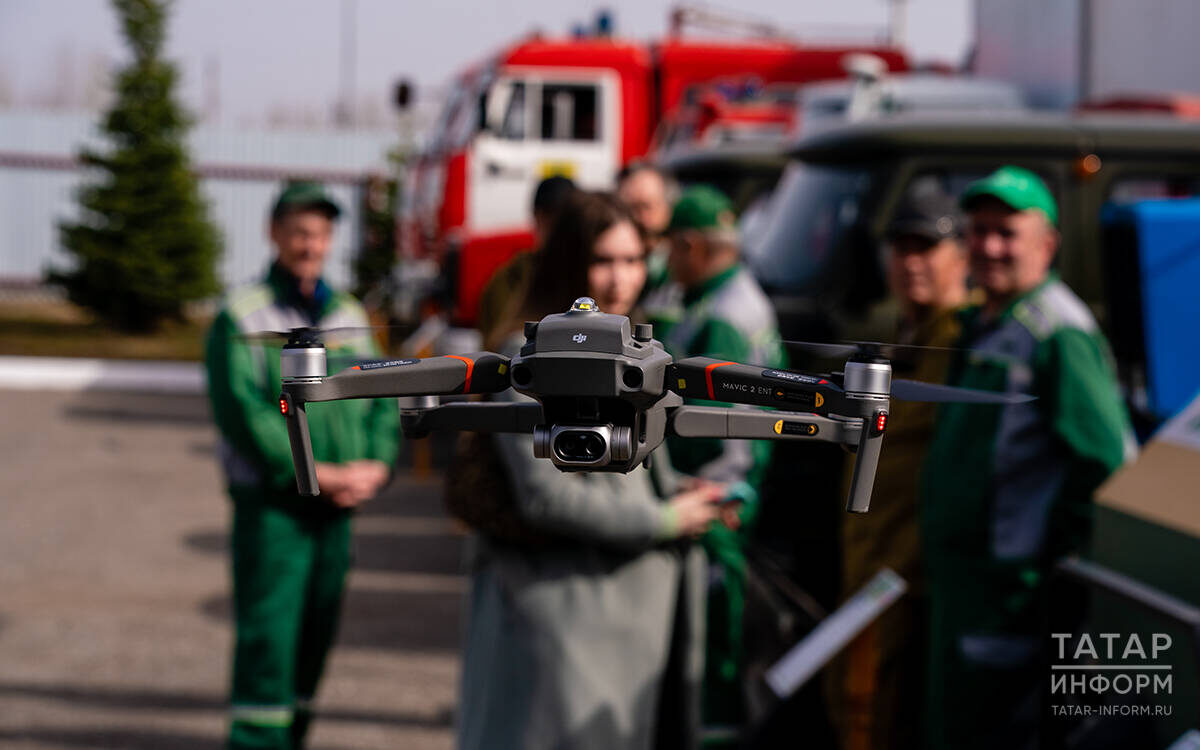 «Мы ожидаем поставку 28 беспилотных летательных аппаратов, закупленных благодаря нацпроекту «Беспилотные авиационные системы»Фото: © Салават Камалетдинов / «Татар-информ»