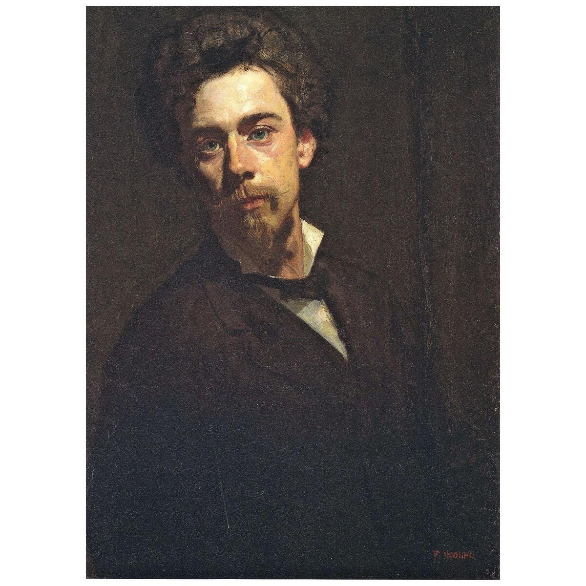 Ferdinand Hodler. Selbstbildnis. 1879. Kunstmuseum Winterthur