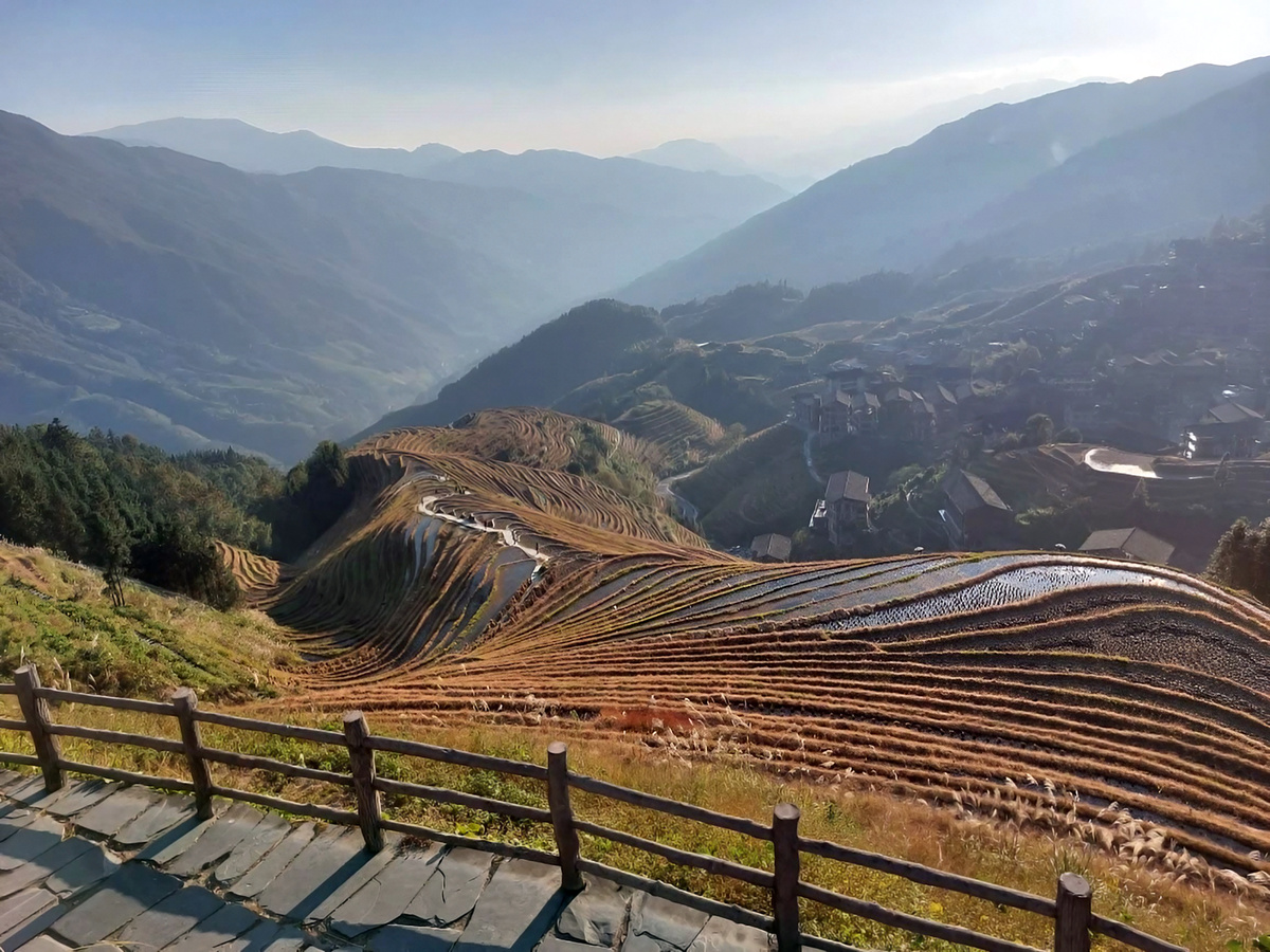 Рисовые террасы Лунцзи, Лонгшэн (Longsheng). Южный Китай.