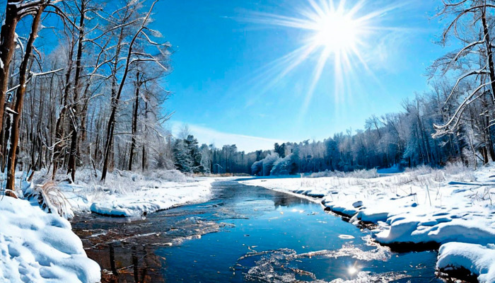 15 февраля отмечается Сретение Господне, в народе празднуют первую встречу весны. Фото: shedevrum.ai
