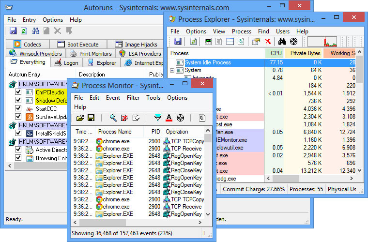 Sysinternals Suite / Дзен.Уловка-32 / Изображение из ОИИ