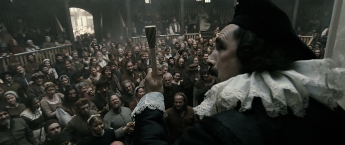 Кадры из фильма Аноним. Посмотрите на реакцию зрителя. Здесь всё обращено к нему. 