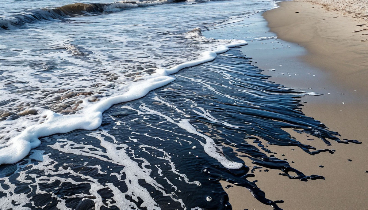 Море. Пляж. Мазут...