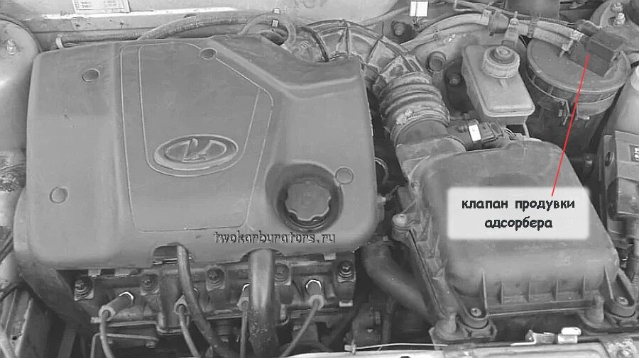 Как определить, что клапан продувки адсорбера вышел из строя?