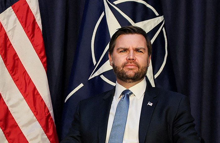    Вице-президент США Джей Ди Вэнс.Leah Millis/Reuters