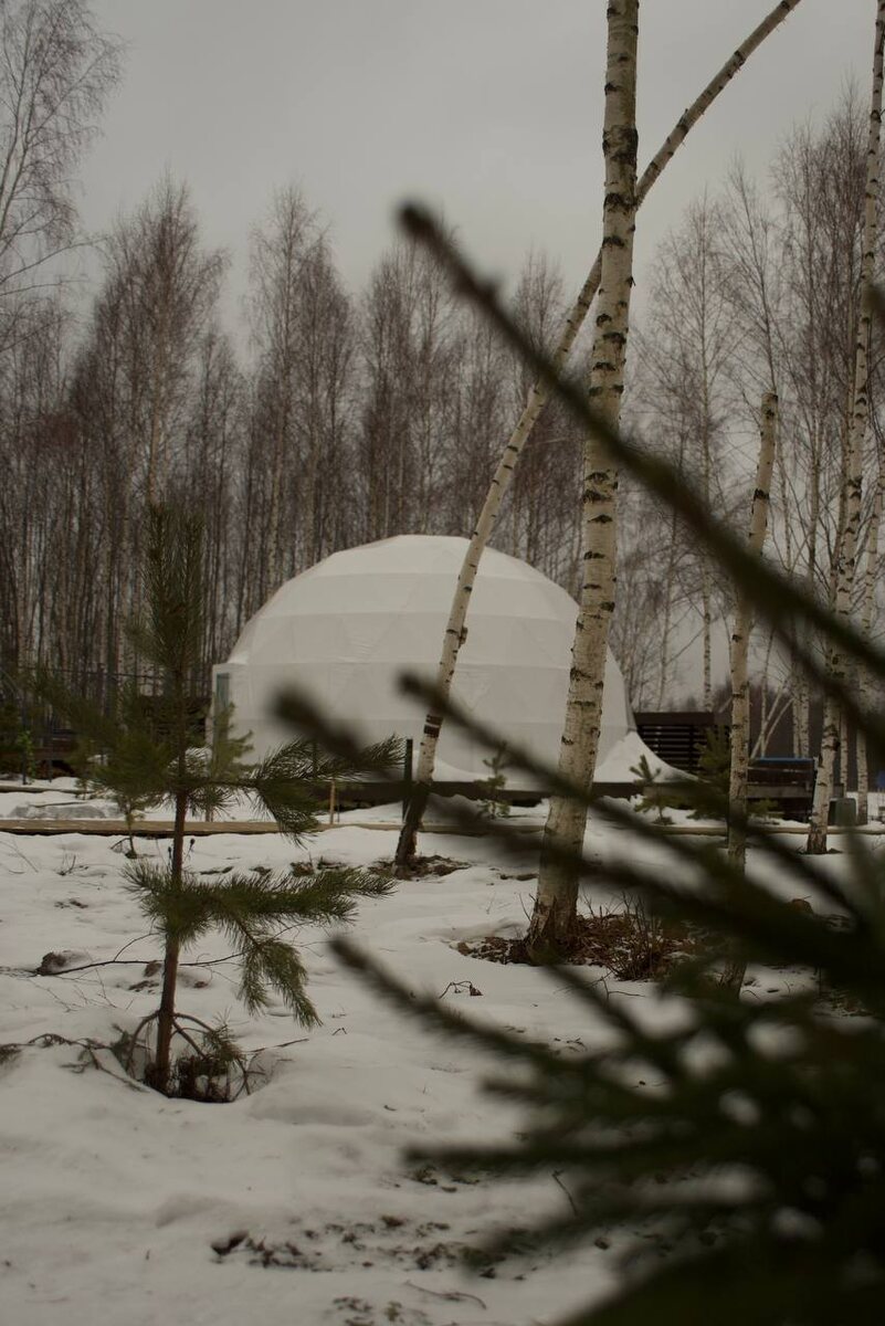 Просторные купольные дома