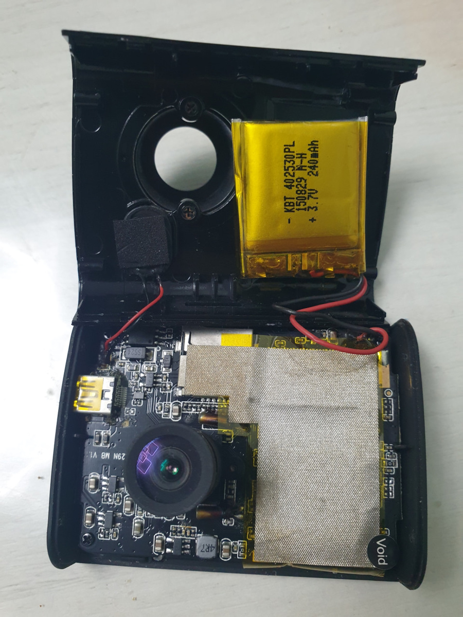 Препарированый регистратор.