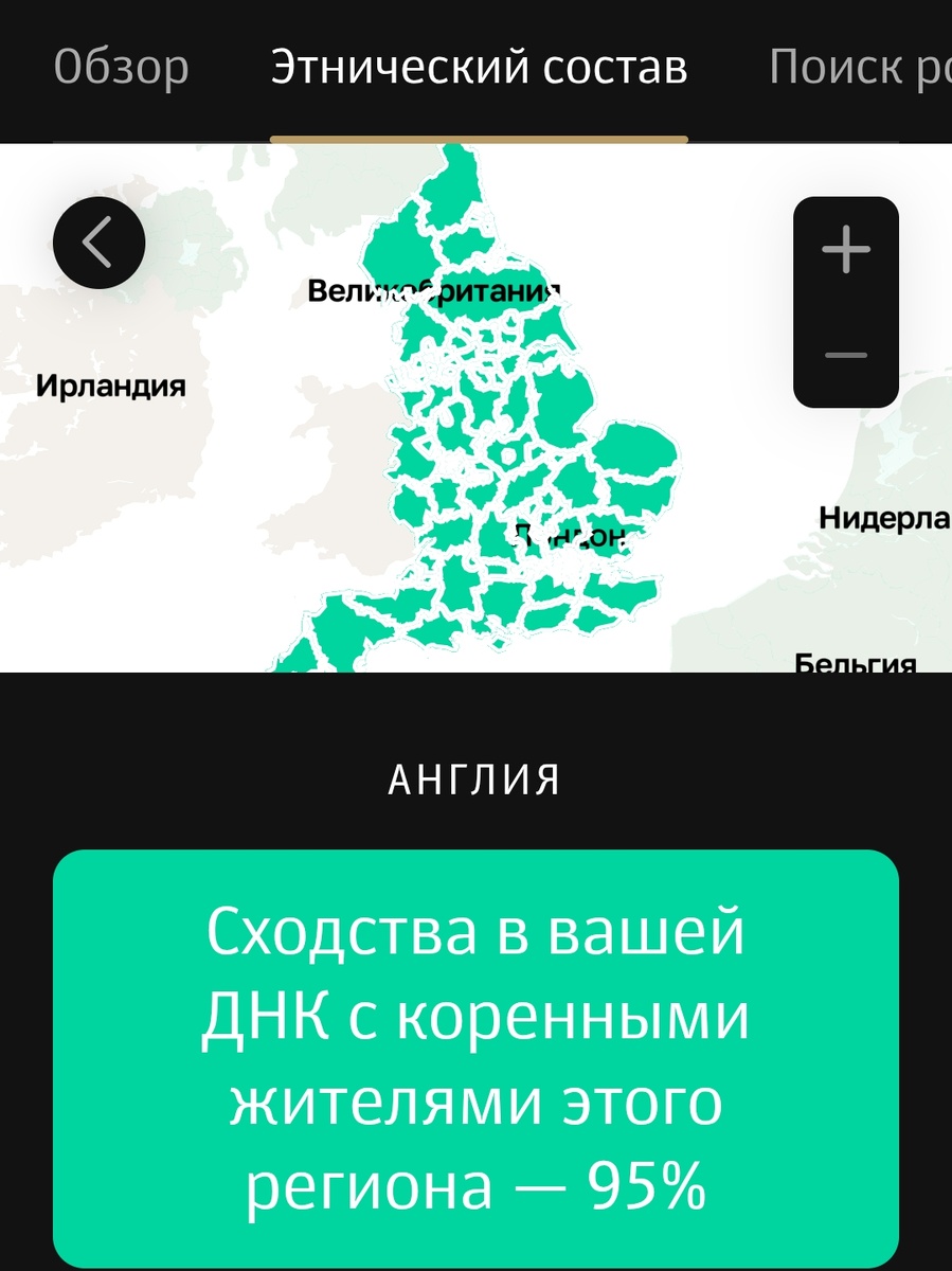 Фрагмент генетического паспорта российского немца. Фото моё