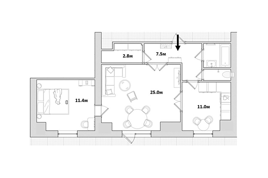 Планировочное решение
