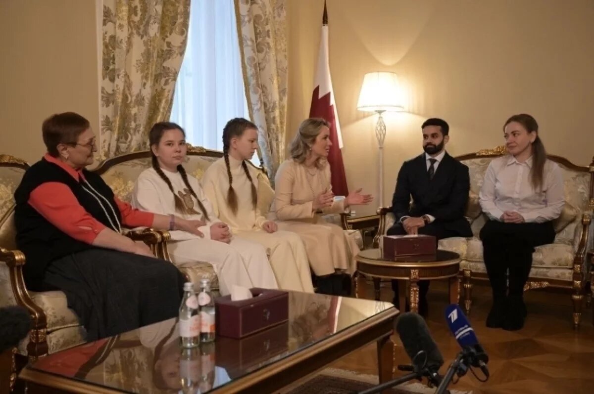    В Россию с Украины при посредничестве Катара вернулись две сестры