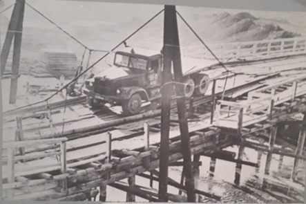 Первый мост на Чуйском тракте через реку Чуя