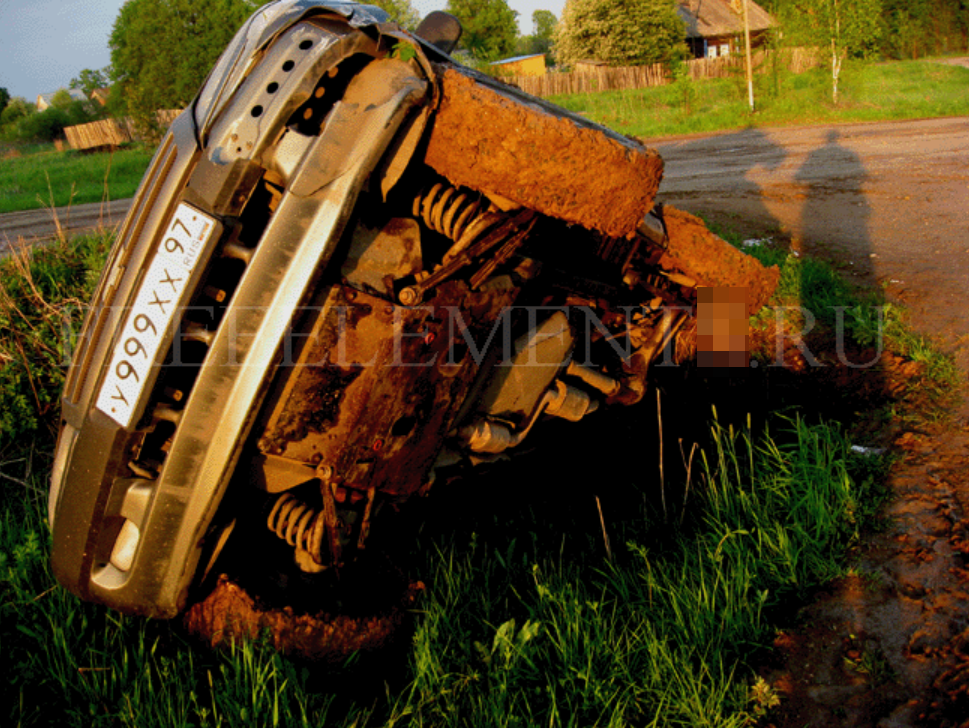 Задний ход и...вот неожиданность...