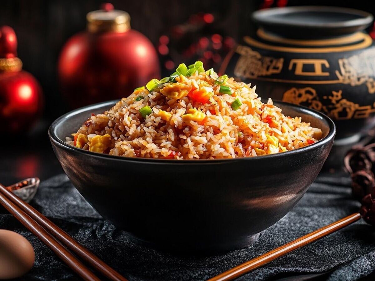    Жареный рис с яйцом по-китайски© РИА Новости / Изображение сгенерировано ИИ