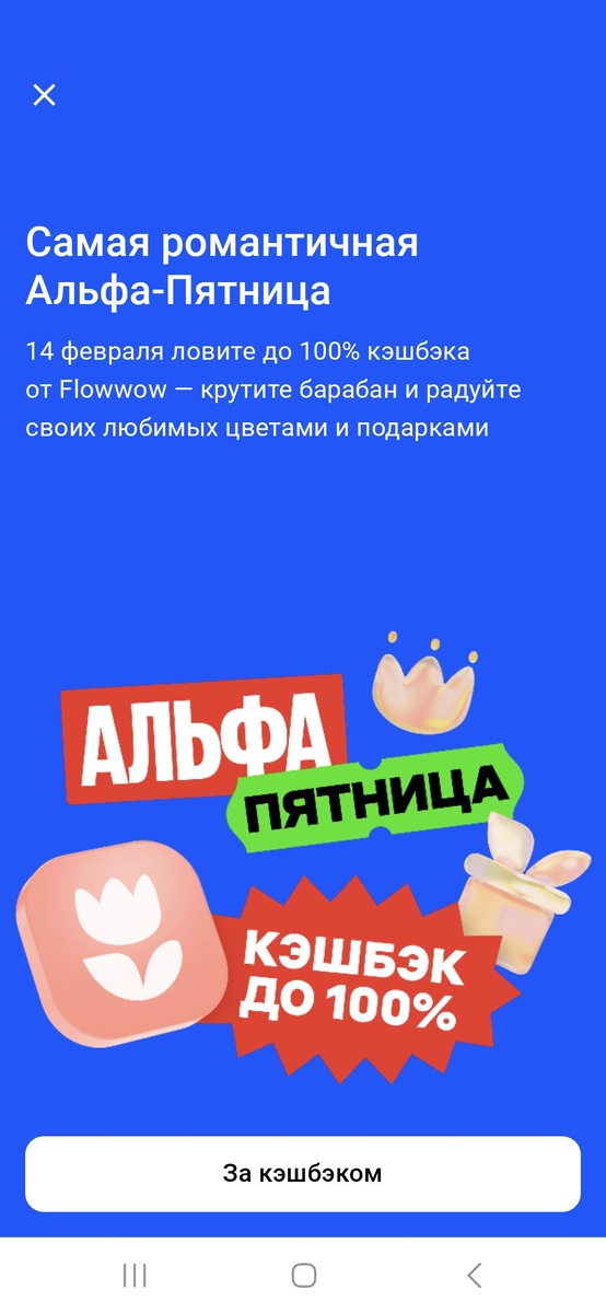 Скрин лк в приложении Альфа-банка