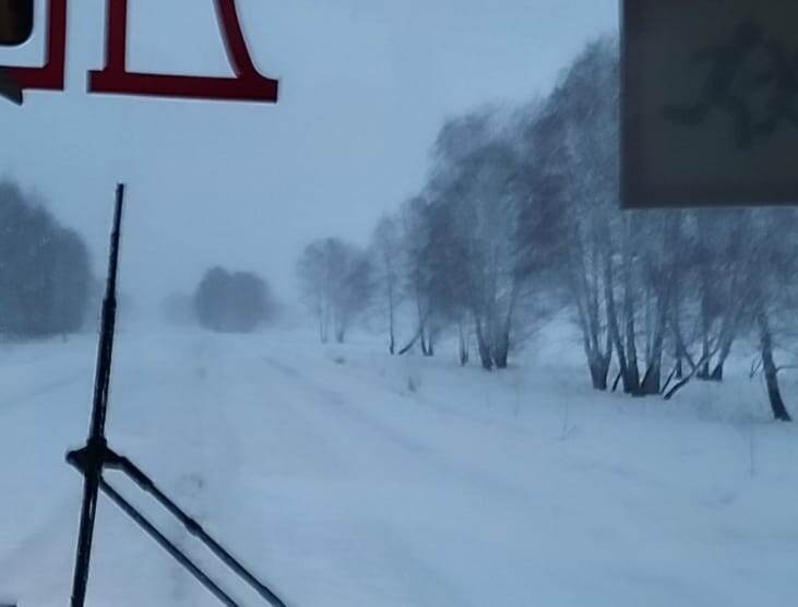 У нас вьюга, но к обеду распогодилось. 