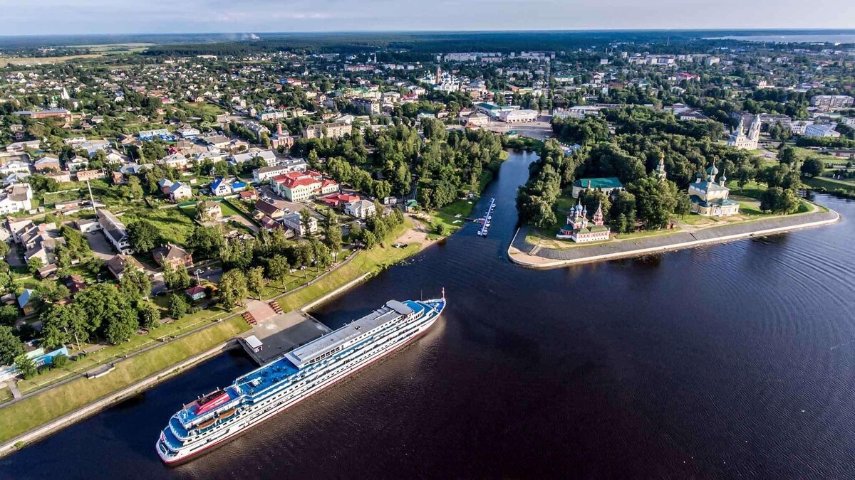 Вид на город с высоты