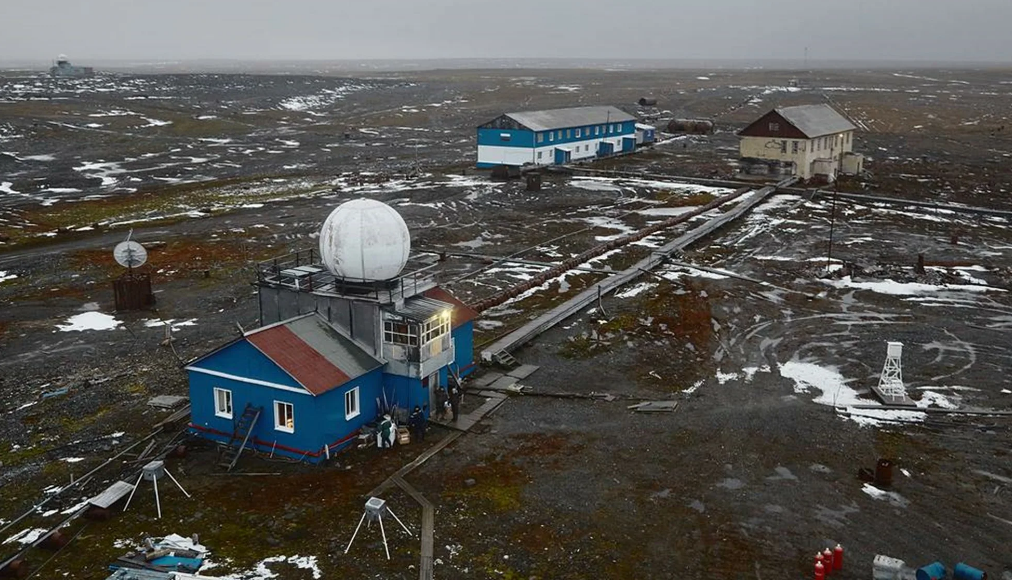 Недалеко от мыса Челюскин.