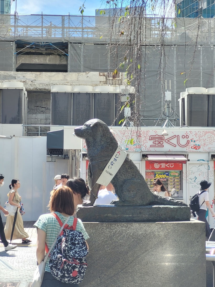 Статуя Хатико