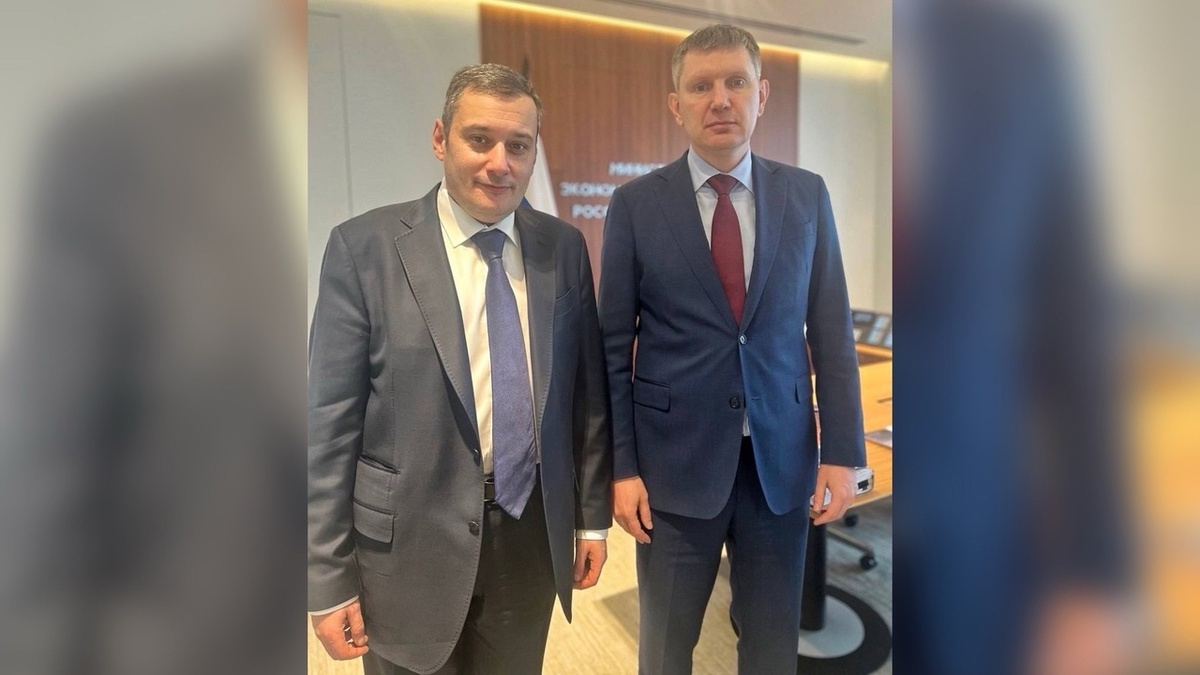    Врио губернатора Курской области провел рабочую встречу с министром экономического развития РФ