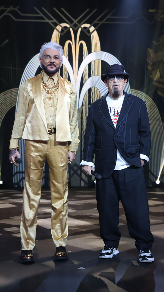 Филипп Киркоров и Михаил Шуфутинский на шоу «Три аккорда». Фото: Первый канал