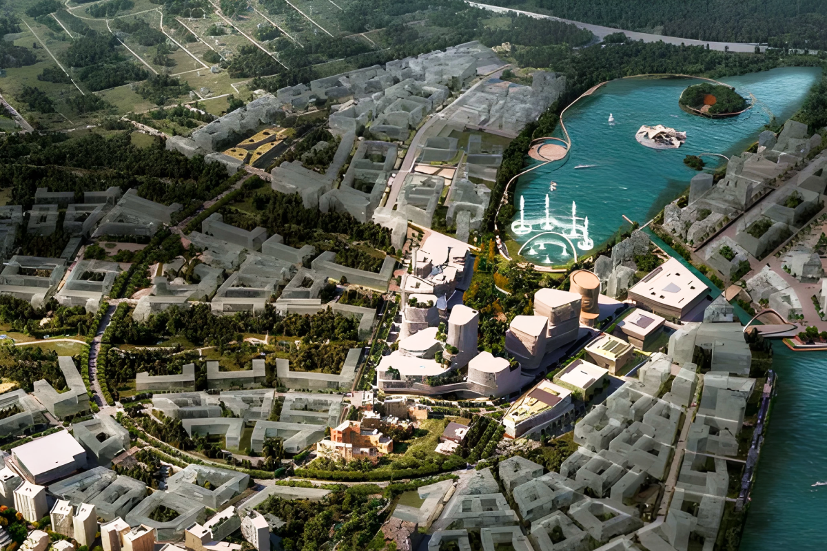 Футуристический город от СБЕР на Западе Москвы