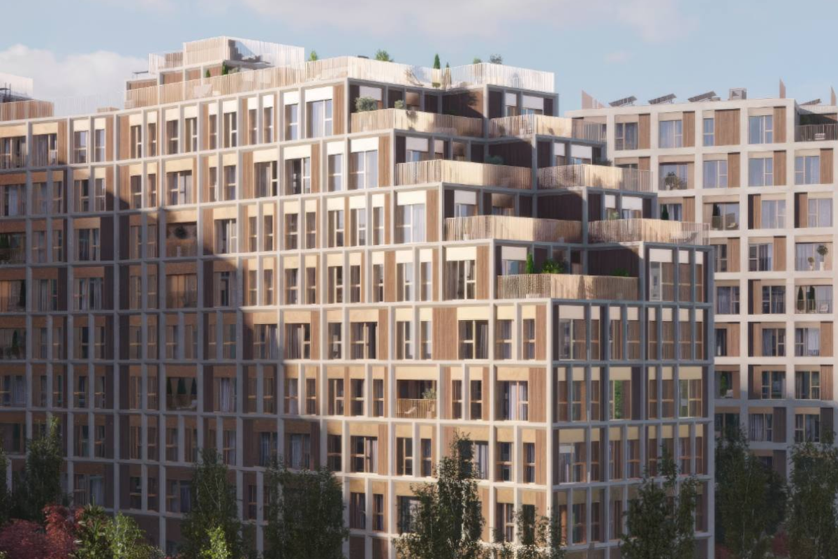 Архитектура проекта. Комфортная среднеэтажность, природные оттенки и материалы