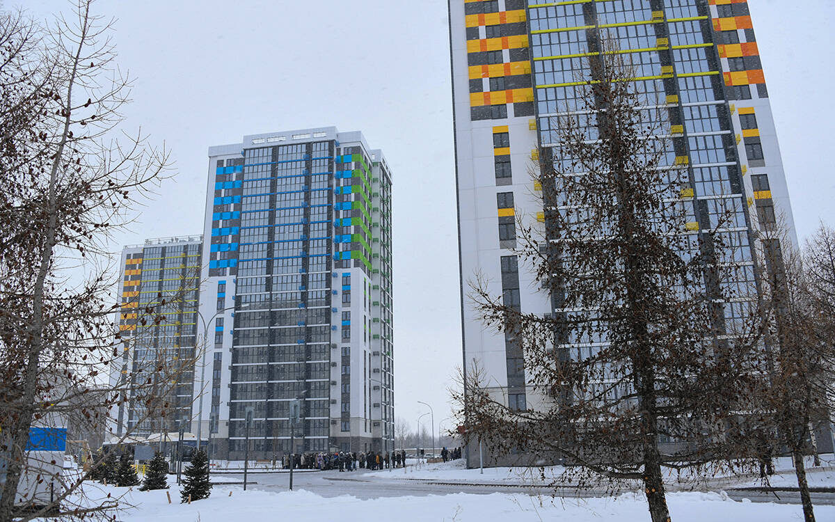 Большой жилой массив в 78-м комплексе, где сегодня заселили арендный дом, с сегодняшнего дня будет называться «Жилой комплекс КАМАЗа»Фото: rais.tatarstan.ru
