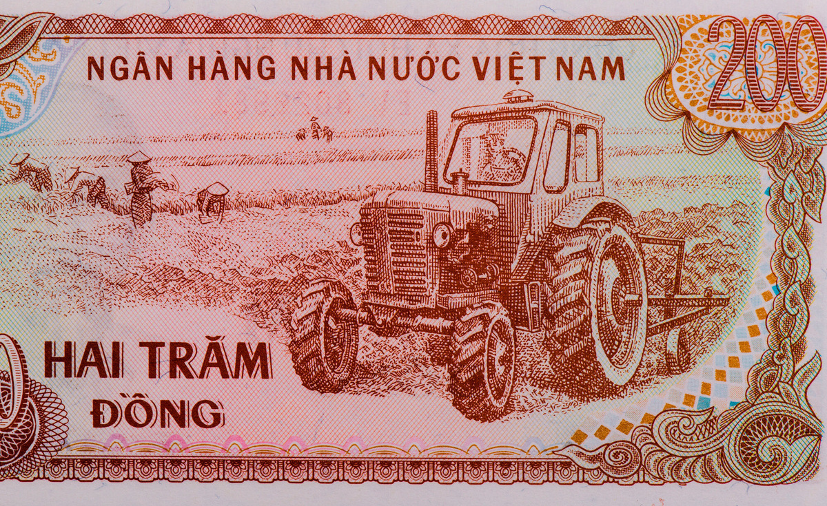 Вьетнамские донги выполнены из пластика, за исключением купюр номиналом от 1000 до 5000 — они бумажные. Фото: Prachaya Roekdeethaweesab / Shutterstock / Fotodom