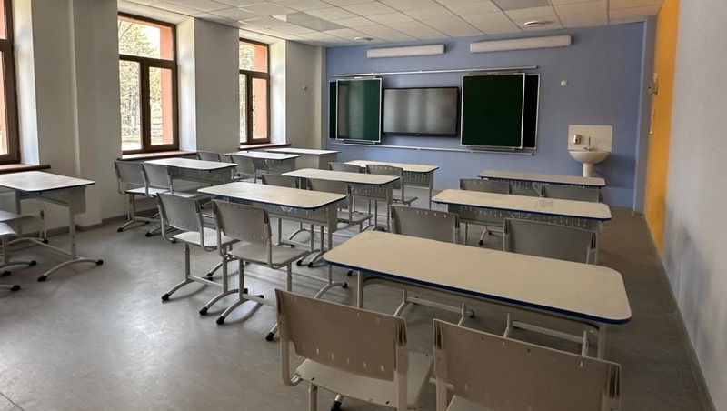    Кабинет в обновлённом корпусе Фото: минстрой СК