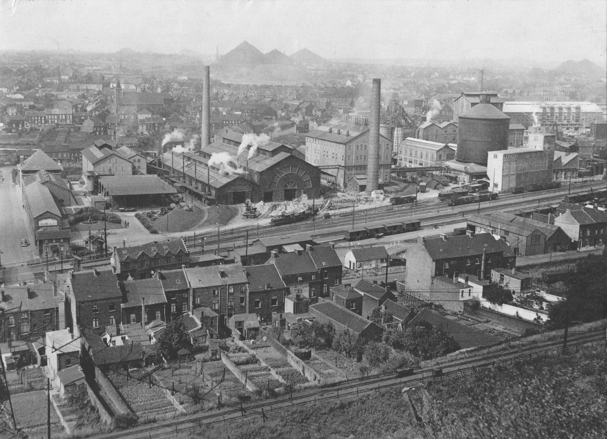 Завод Solway в бельгийском Шарлеруа в 1939 году. Изображение: commons.wikimedia.org